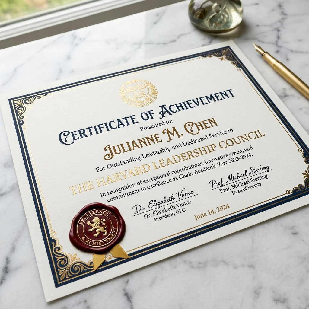Award Certificates